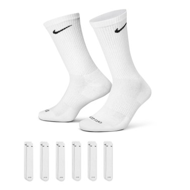Nike Everyday Plus Cushioned Λευκό - Κάλτσες Προπόνησης