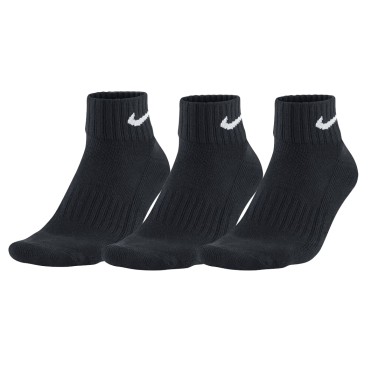 NIKE CUSHION QUARTER 3P SX4926-001 Μαύρο
