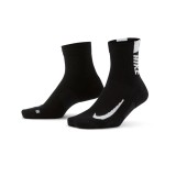 NIKE MULTIPLIER RUNNING ANKLE SOCKS SX7556-010 Μαύρο Εικόνα 