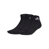 adidas Performance THIN AND LIGHT ANKLE SOCKS 3 PAIRS Μαύρο