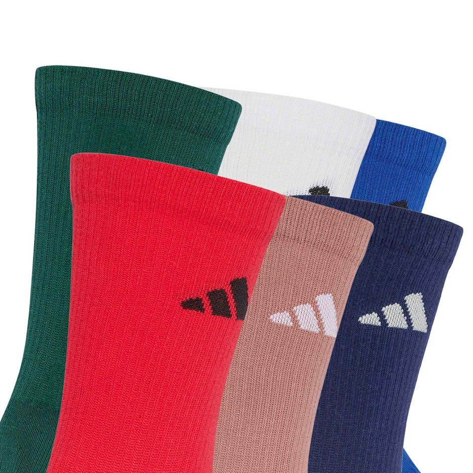 Κάλτσες Πολύχρωμες - adidas Performance Cushioned Crew 6 Pairs