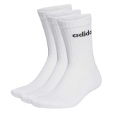 adidas Performance LINEAR CREW CUSHIONED SOCKS 3 PAIRS Λευκό Εικόνα 