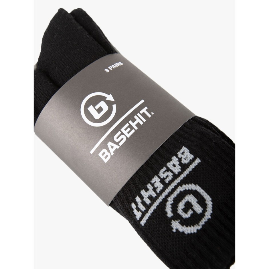 BASEHIT 3PACK 212.BU08.04-BLACK Black
