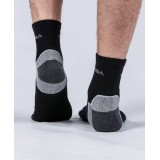 GSA ORGANICPLUS MENS EXTRA CUSHIONED PERFORMANCE QUARTER 6PACK 8119103-BLACK Black Image 0