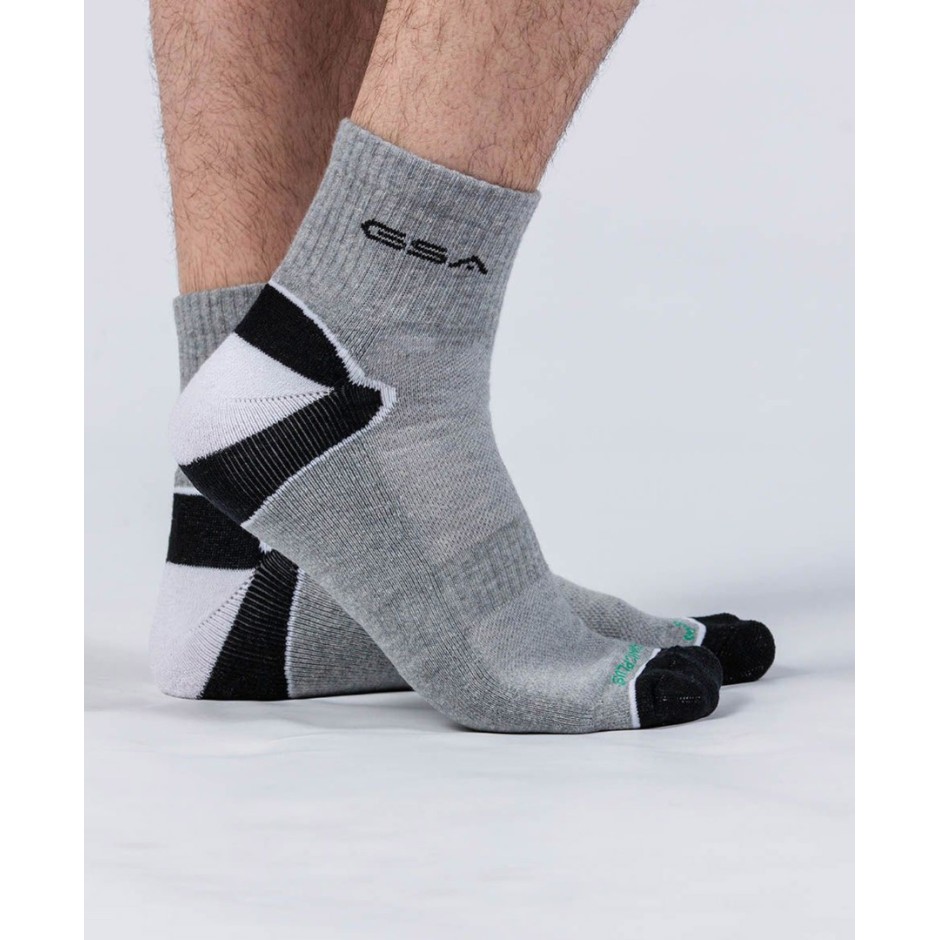 GSA ORGANICPLUS MENS EXTRA CUSHIONED PERFORMANCE QUARTER 6PACK Πολύχρωμο