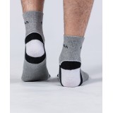 GSA ORGANICPLUS MENS EXTRA CUSHIONED PERFORMANCE QUARTER 6PACK 8119103-WHITE-GRAY-BLACK Colorful Image 2