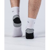 GSA ORGANICPLUS MENS EXTRA CUSHIONED PERFORMANCE QUARTER 6PACK 8119103-WHITE-GRAY-BLACK Colorful Image 4