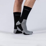 GSA ORGANICPLUS MENS FULLY CUSHIONED PERFORMANCE CREW 6PACK 8119105-WHITE-GRAY-BLACK Colorful Image 1
