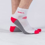GSA HYDRO MENS EXTRA CUSHIONED HIGH PERFORMANCE QUARTER 6PACK 8119111-WHITE/RED-GREEN-BLUE White Image 3