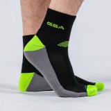 GSA HYDRO MENS EXTRA CUSHIONED HIGH PERFORMANCE QUARTER 6PACK 8119111-BLACK/RED-GREEN-BLUE Black Image 1