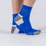 GSA BAMBOO MENS EXTRA CUSHIONED PERFORMANCE QUARTER 6PACK 8119114-YELLOW-BLUE-GREEN MULTI Image 1