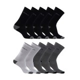 GSA EXTRA CUSHIONED CREW SOCK 10PACK 81-81011-ASSORTED 50 Colorful Image 