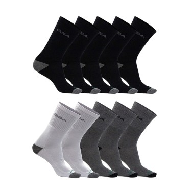 GSA EXTRA CUSHIONED CREW SOCK 10PACK 81-81011-ASSORTED 50 Colorful