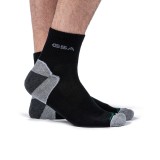 GSA ORGANICPLUS MENS EXTRA CUSHIONED PERFORMANCE QUARTER 6PACK 8119103-WHITE-GRAY-BLACK Colorful Image 