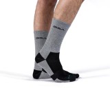GSA ORGANICPLUS MENS FULLY CUSHIONED PERFORMANCE CREW 6PACK 8119105-WHITE-GRAY-BLACK Colorful Image 