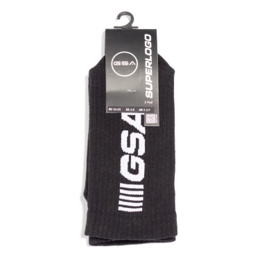 GSA SUPERLOGO CREW SOCKS 81-1900-01 Black
