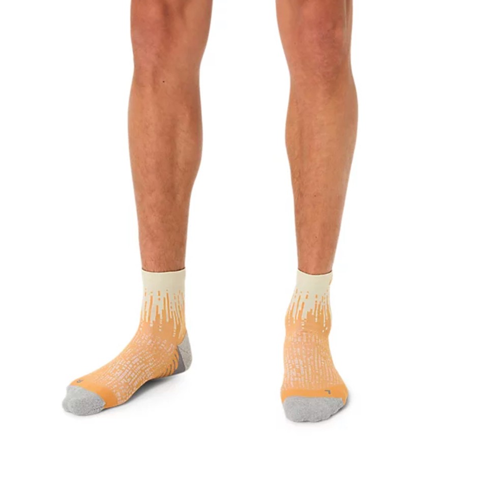 Κάλτσες για Τρέξιμο Πορτοκαλί - ASICS PERFORMANCE RUN QUARTER SOCK 