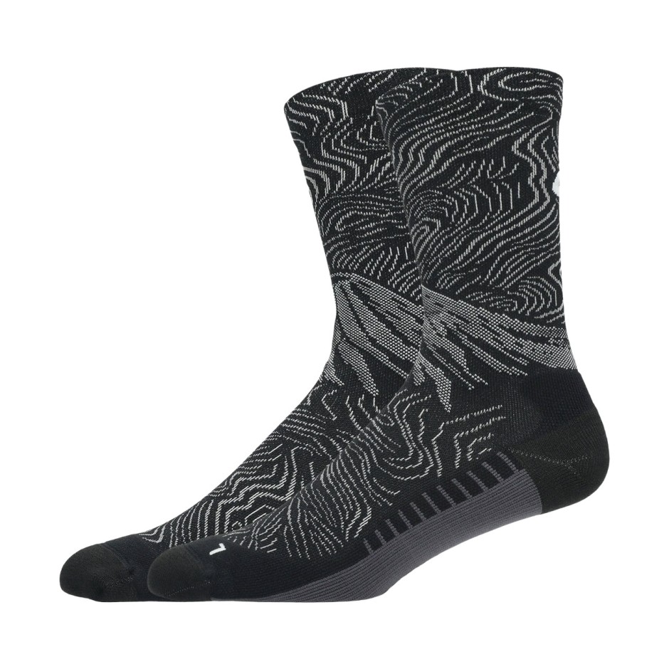 Trail Running Socks Black - ASICS FUJITRAIL GRAPHIC CREW
