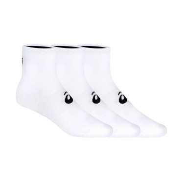 ASICS 3 PACK QUARTER SOCK 3033C299-100 White