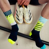 INCYLENCE HIGH-CUT RUNNING DIAGONALS 0101045-NAVY CANARY Blue Image 1
