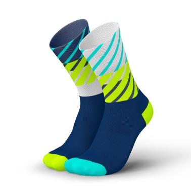 INCYLENCE HIGH-CUT RUNNING DIAGONALS 0101045-NAVY CANARY Blue