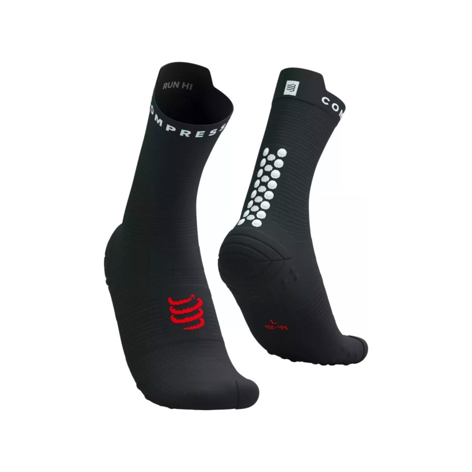 Κάλτσες για Τρέξιμο Μαύρες - Compressport Pro Racing Socks V4.0 Run High