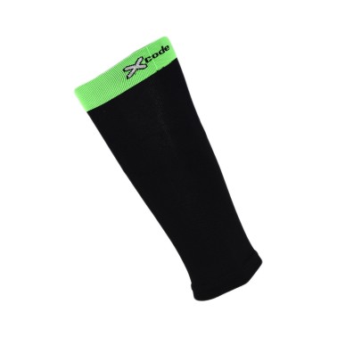 XCODE COMPRESSION CALF 44900-BLACK/INTENSE GREEN Black