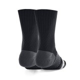 UNDER ARMOUR PROJECT ROCK ARMOURDRY PLAYMAKER MID-CREW SOCKS Μαύρο