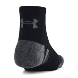 Κάλτσες Μαύρες - Under Armour Performance Cotton 3-Pack Quarter Εικόνα 0