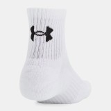 UNDER ARMOUR UNISEX TC 3PK QTR 1386372-100 White Image 1