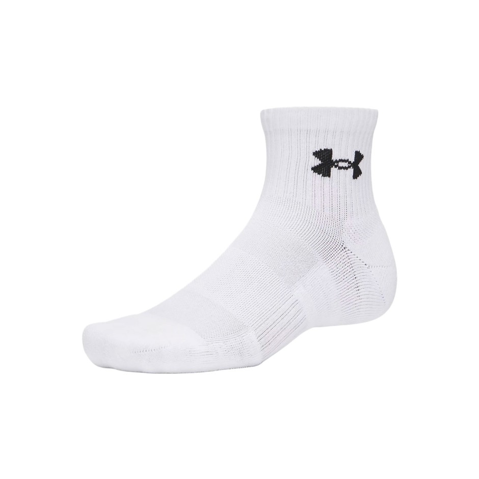 Κάλτσες Λευκές - Under Armour Performance Cotton 3-Pack Quarter