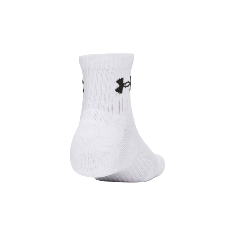Κάλτσες Λευκές - Under Armour Performance Cotton 3-Pack Quarter