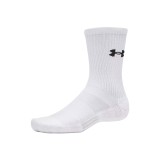 Κάλτσες Λευκές - Under Armour Performance Cotton 3-Pack Crew Εικόνα 0