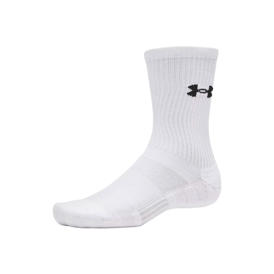 Κάλτσες Λευκές - Under Armour Performance Cotton 3-Pack Crew