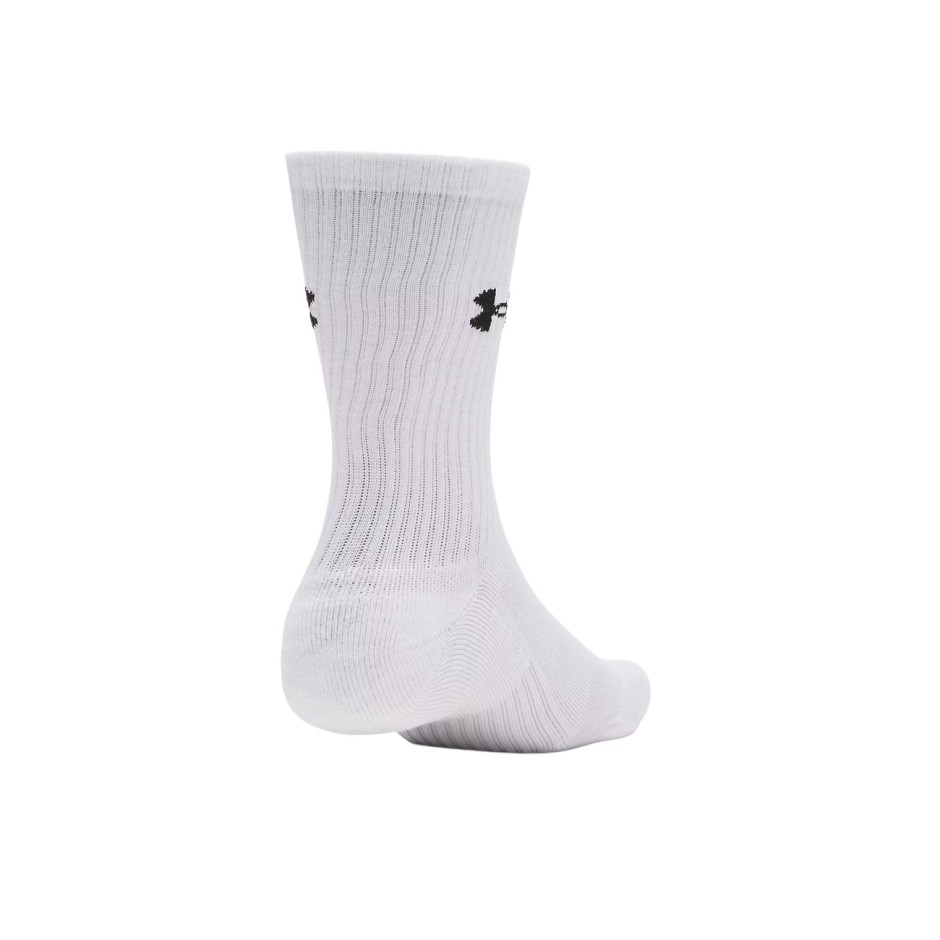 Κάλτσες Λευκές - Under Armour Performance Cotton 3-Pack Crew