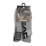 HEAD PERFORMANCE SHORT CREW SOCSK 3P 791010001-GREY Γκρί Εικόνα 