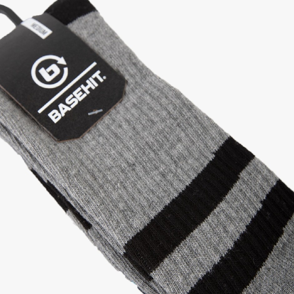 BASEHIT 202.BU08.10-GREY ML/BLACK Grey