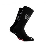 BEE UNUSUAL WTF COMBED SOCKS  AS-250840-BLACK Black Image 0