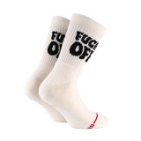 BEE UNUSUAL FCK OFF CHUNKY PREMIUM OFF WHITE SOCKS AS-252920-OFF WHITE Ecru Image 0