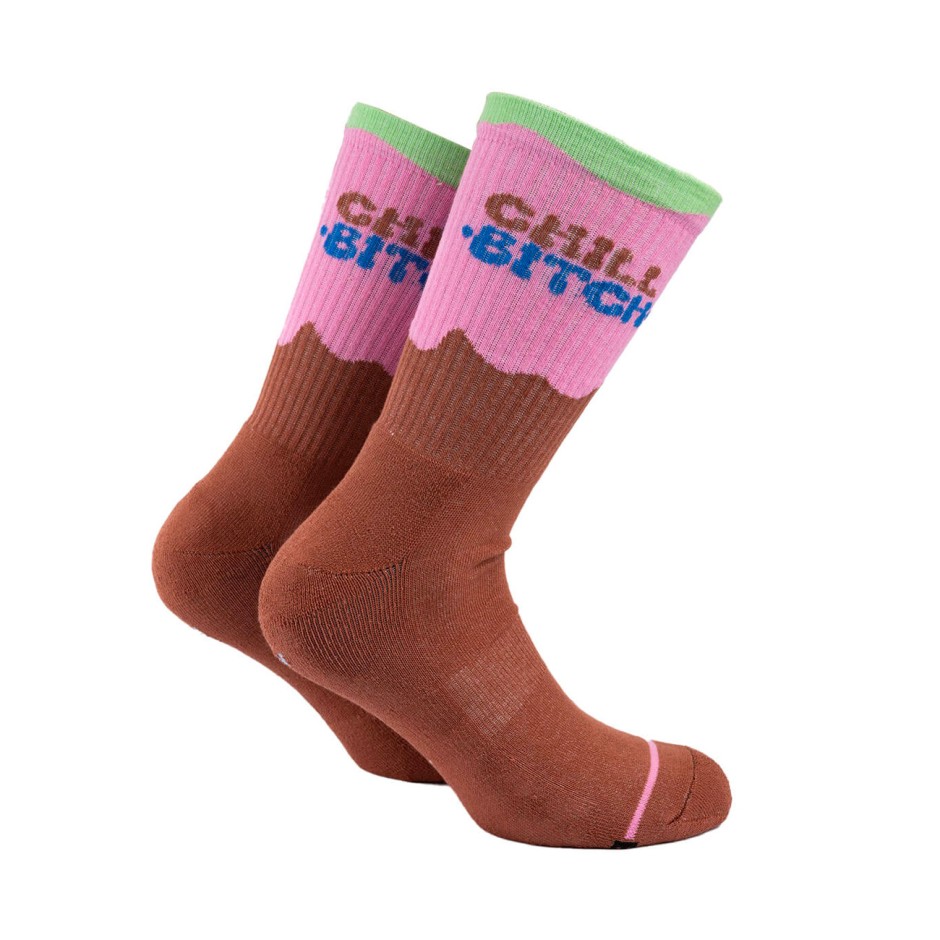 BEE UNUSUAL CHILL BITCH SOCKS AS-252912-MULTICOLOR Colorful