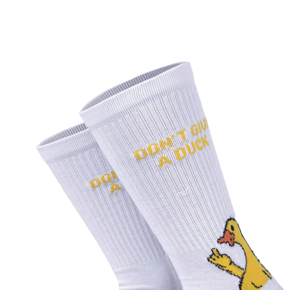 Κάλτσες Λευκές - Bee Unusual 'Don’t Give A Duck' Premium
