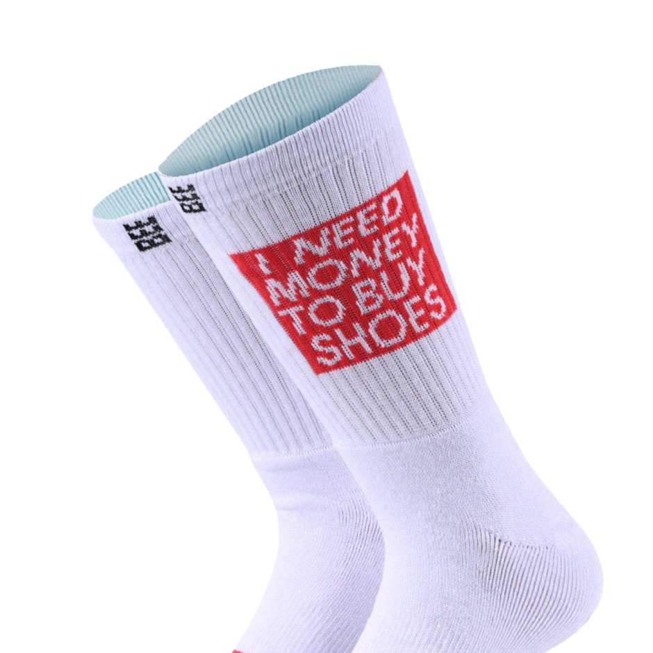 Socks White - Bee Unusual OG 'I Need Money'
