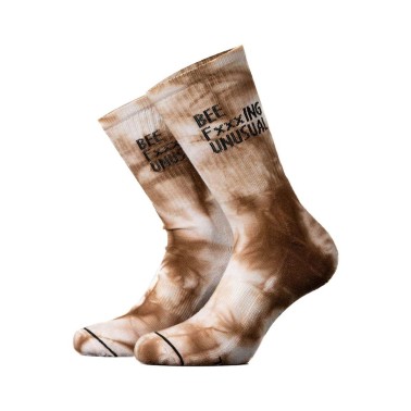 BEE UNUSUAL FXXXING TIE DYE ISSUE SOCKS Πολύχρωμο