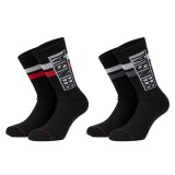 BEE UNUSUAL ORIGINAL SOLID CREW SOCKS 2 PACK Μαύρο  Εικόνα 