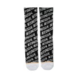 Κάλτσες BEE UNUSUAL "AUTHENTIC LOGO" SOCKS Λευκό-Μαυρο AS-225008-BLACK/WHITE  Εικόνα 