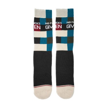 Κάλτσες BEE UNUSUAL "NO F*CKS GIVEN" CLASSIC PLAID Πολύχρωμο AS-225004-MULTI 