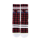 Κάλτσες BEE UNUSUAL "NORMAL GETS YOU NOWHERE" PLAID SOCKS Κόκκινο AS-225001-RED/BLACK  Εικόνα 