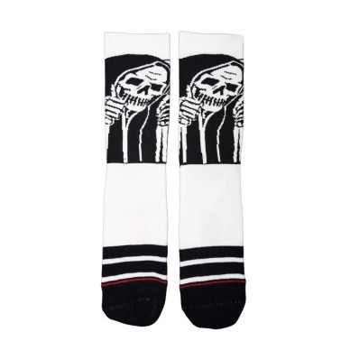 Κάλτσες BEE UNUSUAL "STAY COOL" Λευκό-Μαυρο AS-225015-OFF WHITE/BLACK 