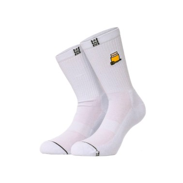 BEE UNUSUAL HONEY PREMIUM SOCKS AS-240121-WHITE White