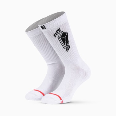 Socks White - Bee Unusual ‘Switch Off’